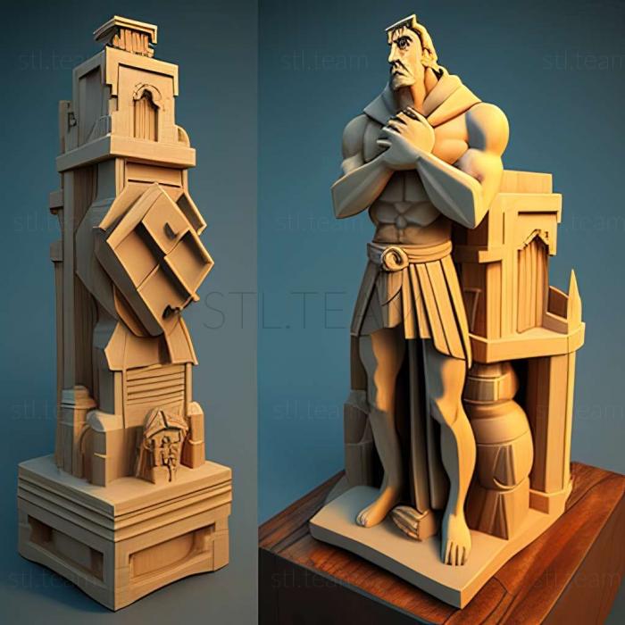3D model Challenging a Towering Figure Tower Tycoon That Man Kur (STL)